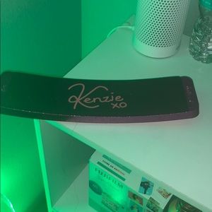 Kenzie Ziegler turning board